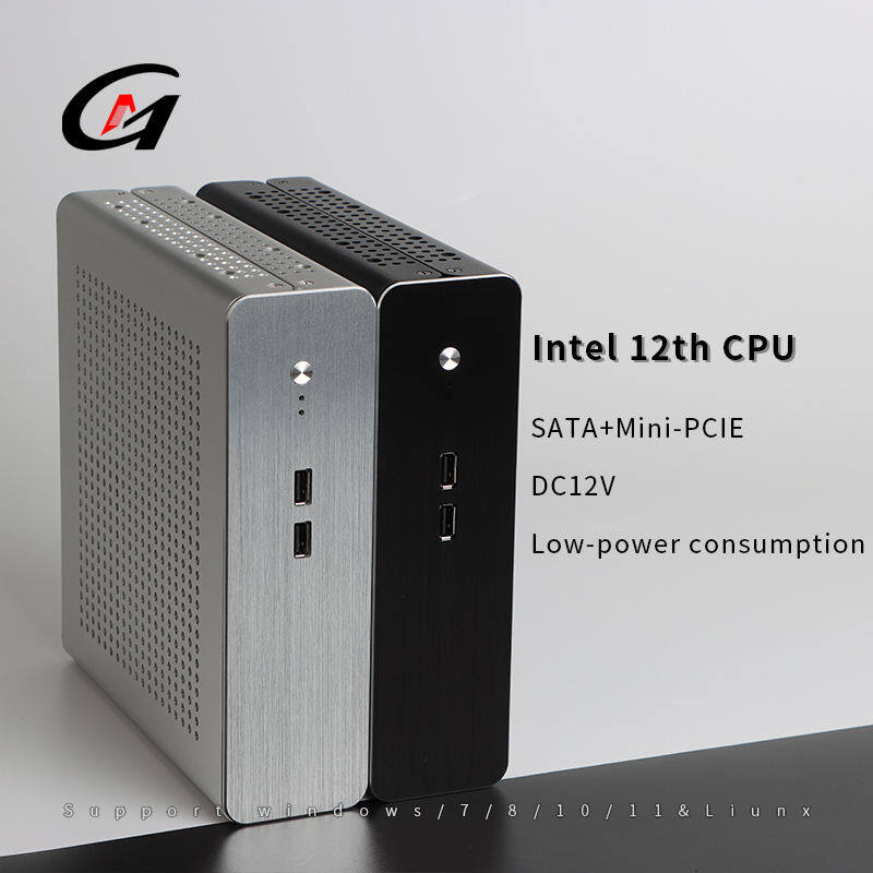 Personal PC Mini 1240p Core i3 i5 i7 Barebone 12th Gen Dual-Core PC Mini Computer Linux Win 11 Mini PC Desktop Micro PC